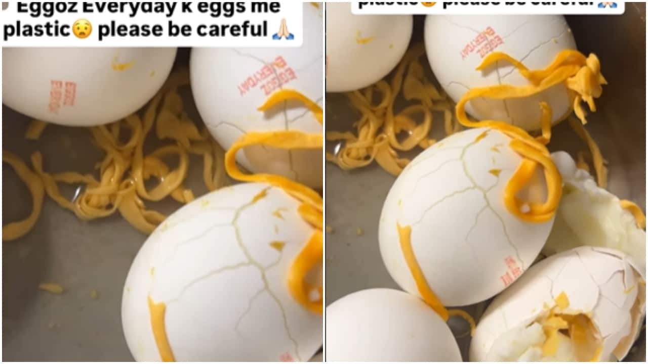 Woman Captures Unusual Phenomenon in Home-Fried Eggoz Eggs