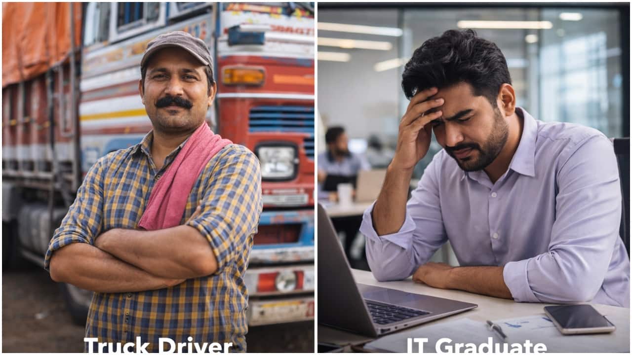 Delhi Entrepreneur Claims Truck Drivers Outearn Software Developers, Raises Questions on Industry Compensation