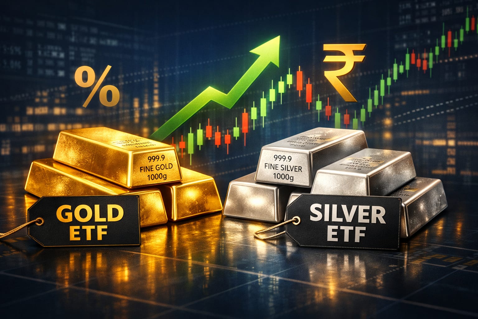 Gold and Silver ETFs Post Substantial Gains, Potential for Investors