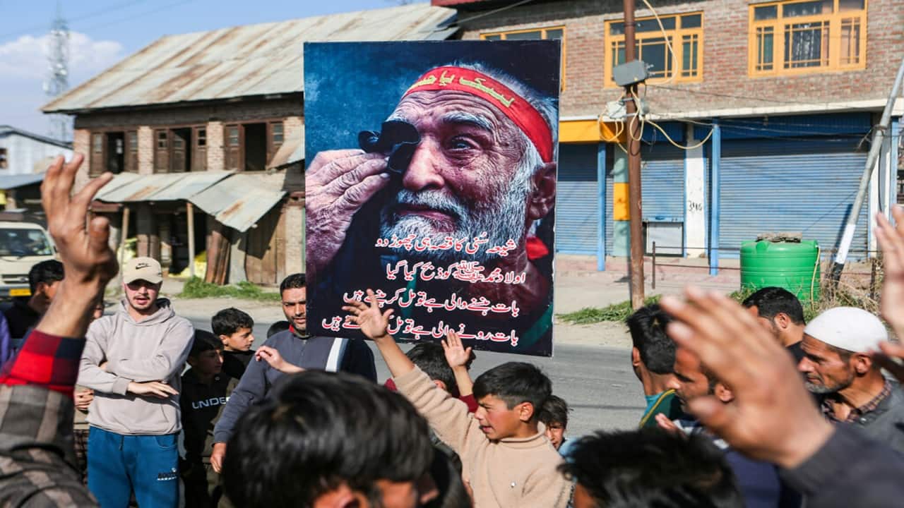 Kashmiri Shia Community Protests Following Alleged US-Israel Strikes in Iran