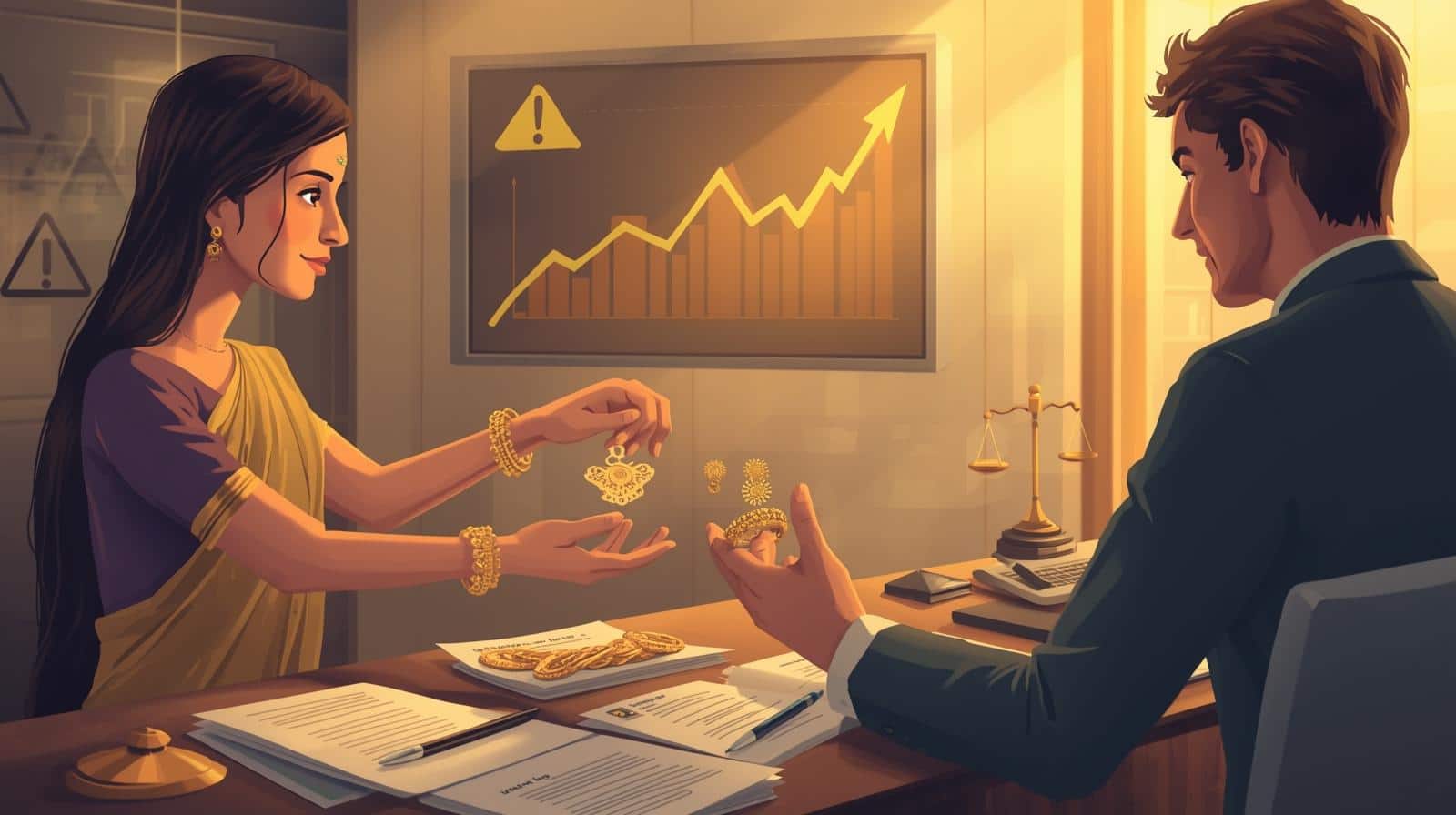 Borrowers Face Dilemma: Weighing Benefits and Risks of Gold Loans Amid Volatile Market Conditions