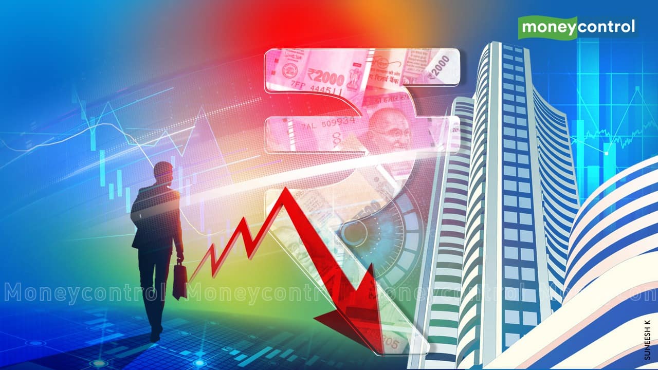 Indias Stock Market Declines Sharply, Sensex Falls 1,097 Points Amid Bearish Trends