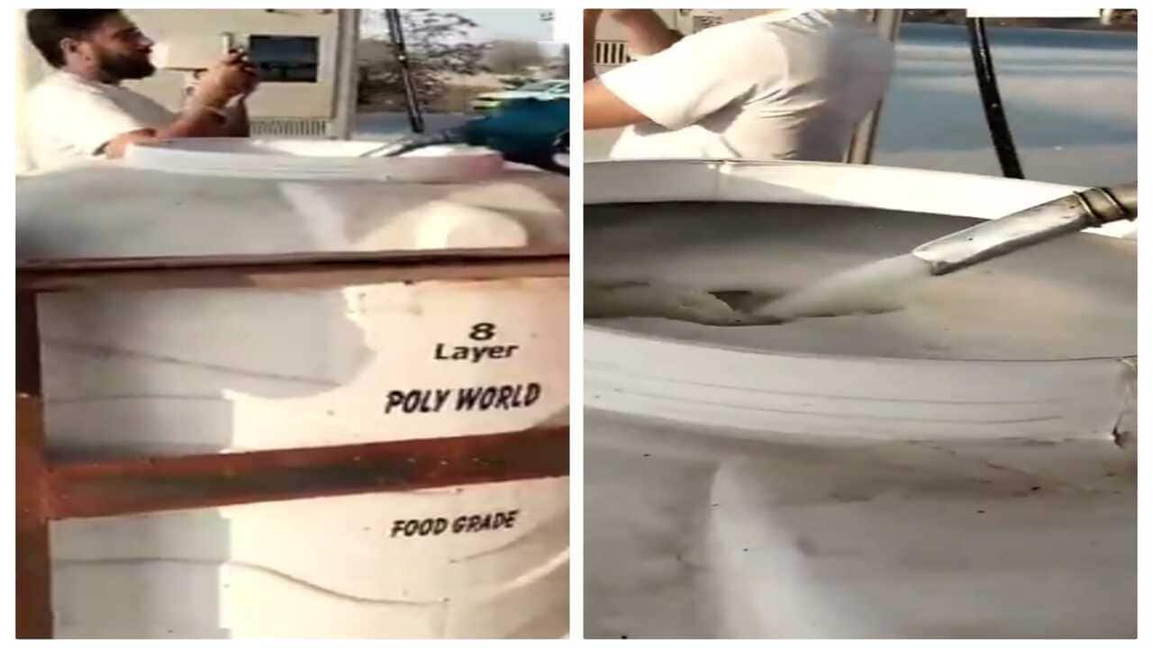 Man Accidentally Fills Water Tank with Fuel at Punjab Gas Station, Triggering Panic Buying Fears