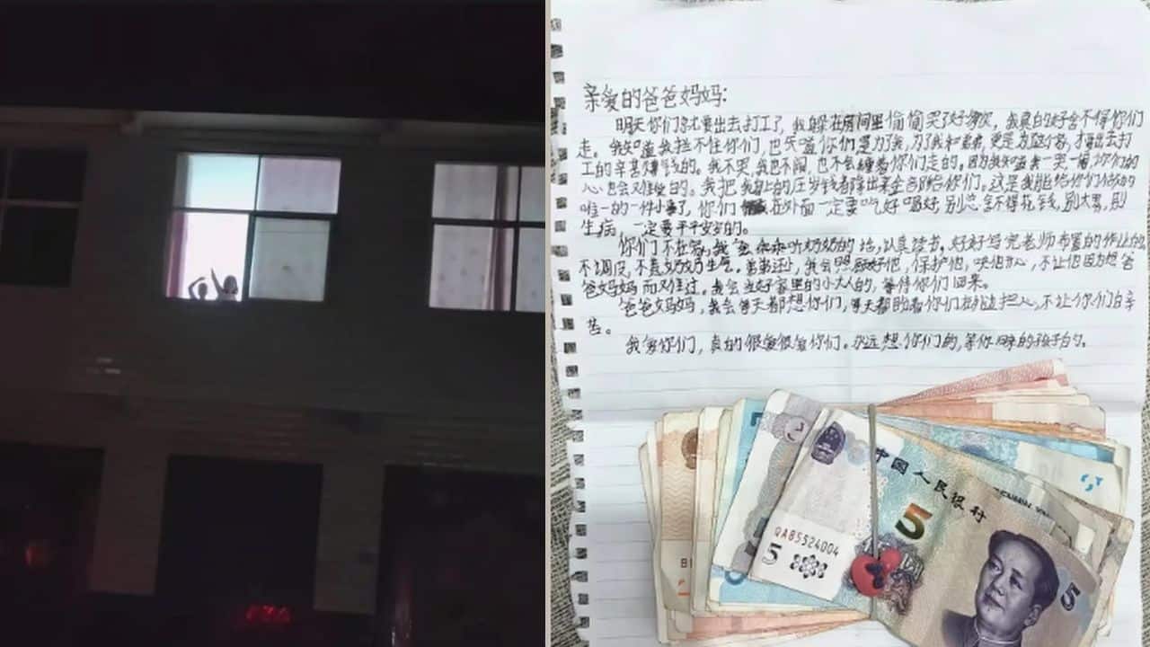Young Girl Writes Emotional Note, Leaves Generous Gift for Parents Before Departure