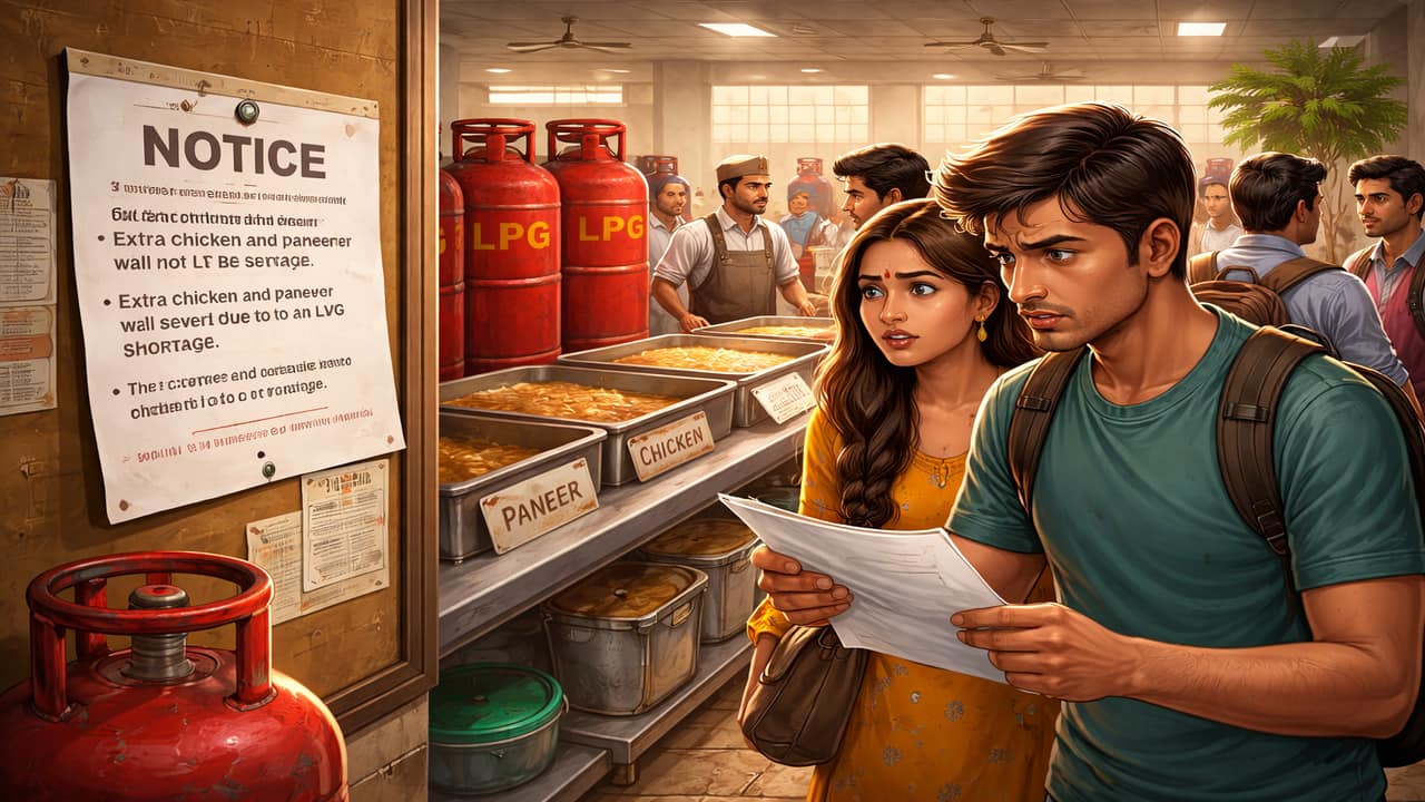 Bengaluru College Hostel Notice Sparks Concern Amid Commercial LPG Shortage