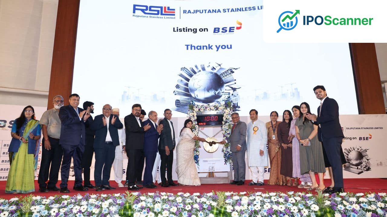 Rajputana Stainless Shares Experience Significant Decline on First Day of Trading
