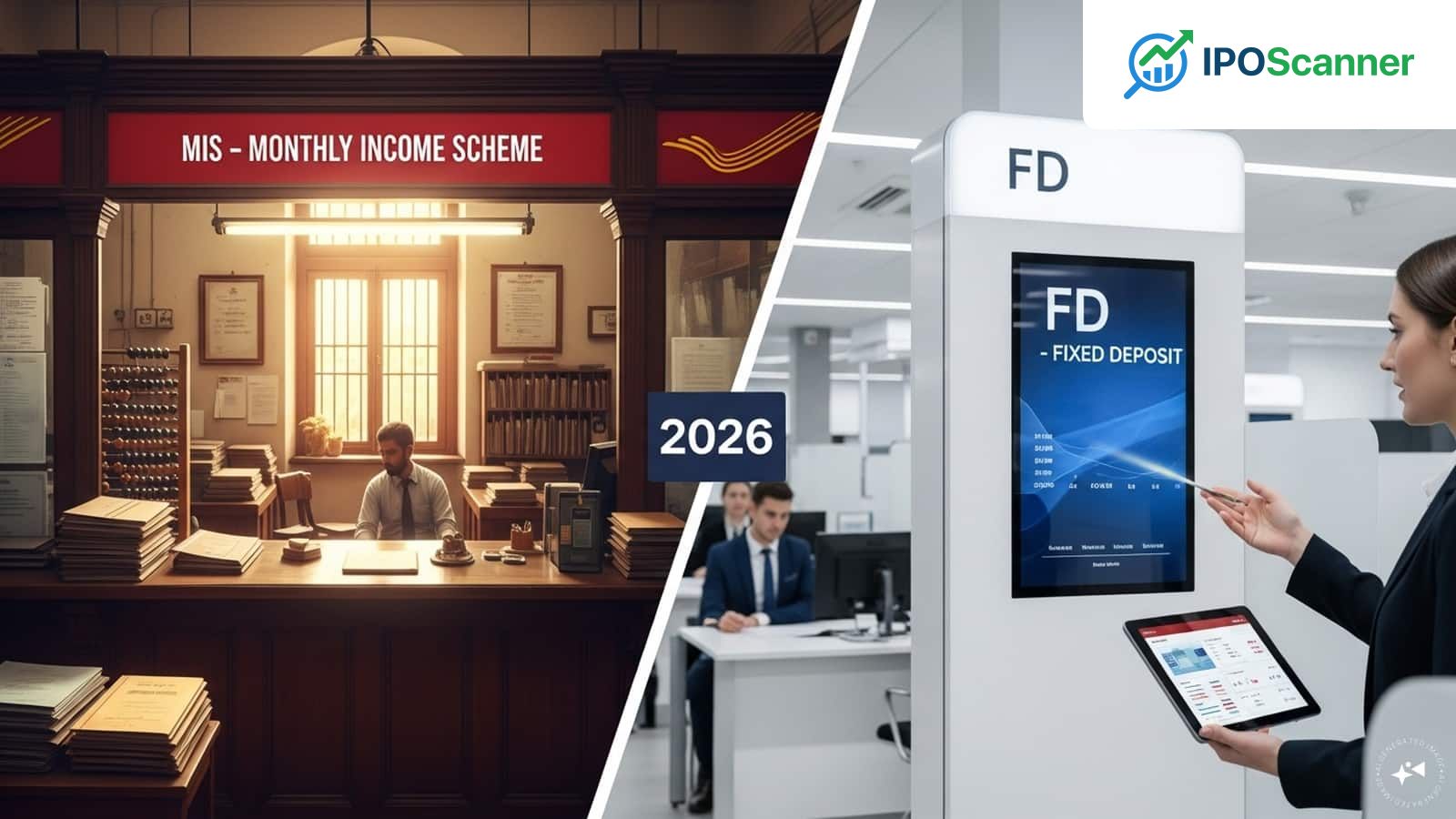 Post Office Savings vs Bank Fixed Deposits: Comparison for Steady Monthly Income in 2026