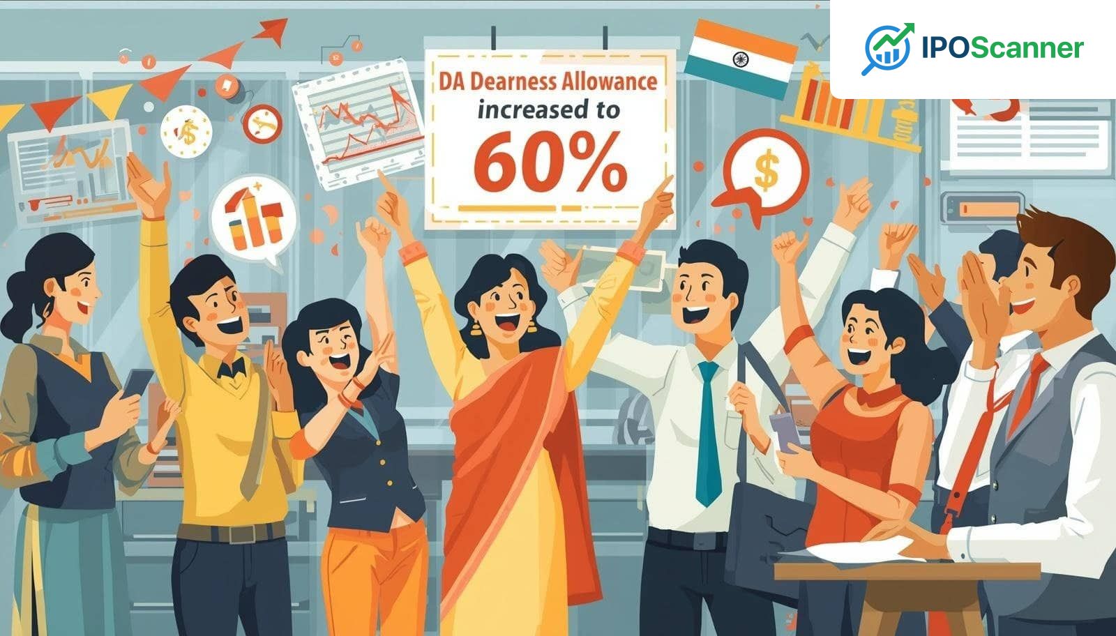 Centre Approves 2% DA Hike for Government Employees, Impact on Basic Salary Calculated