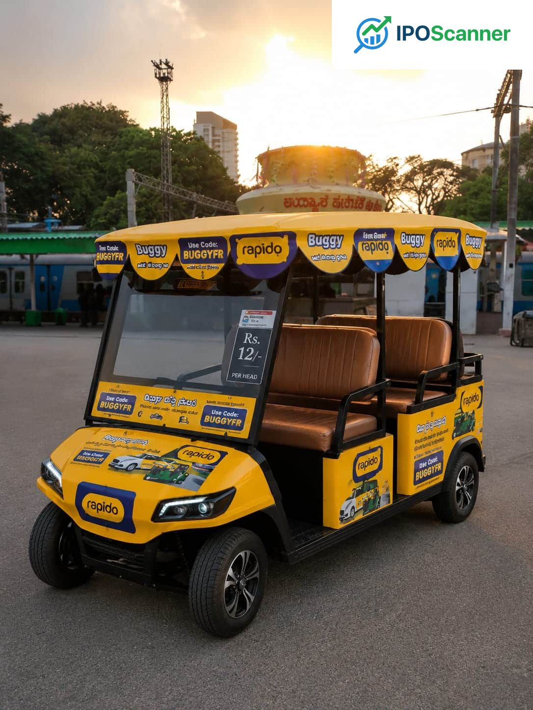 Rapido Launches Electric Buggy Services at KSR Bengaluru City Railway Station