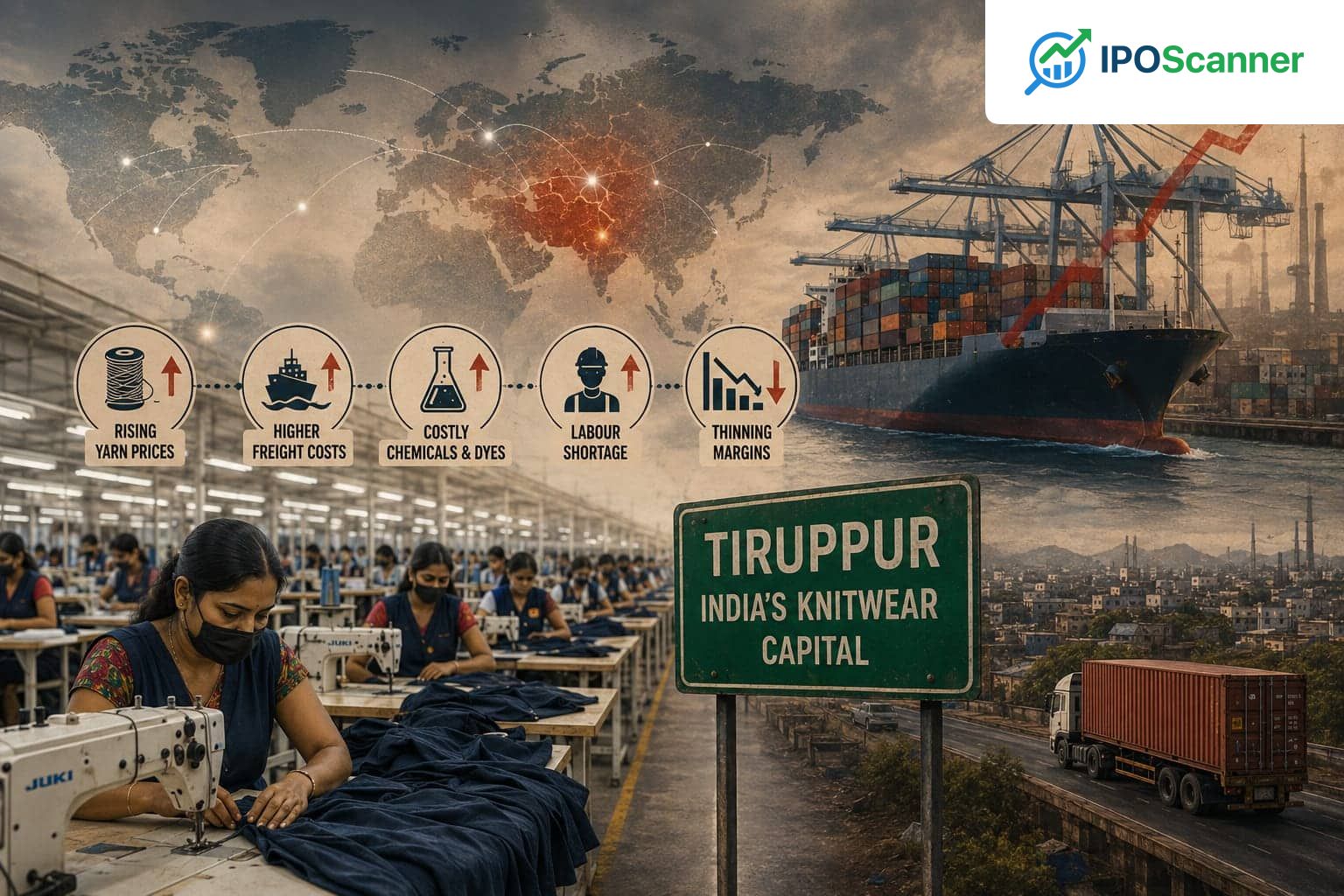 US-Iran Tensions Fuel Concerns over Tiruppur's Knitwear Industry