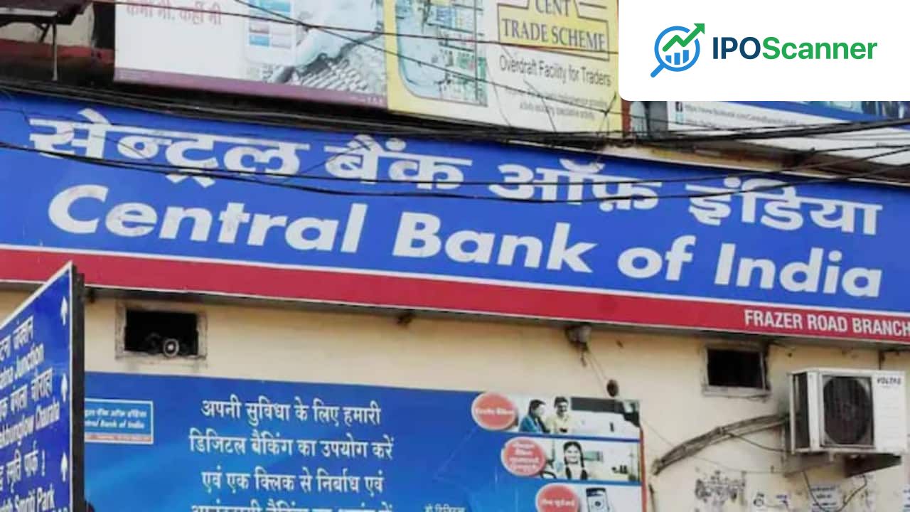 Central Bank of India Stock Prices Plummet 6% Following Opening of Offer for Sale at 8.6% Discount