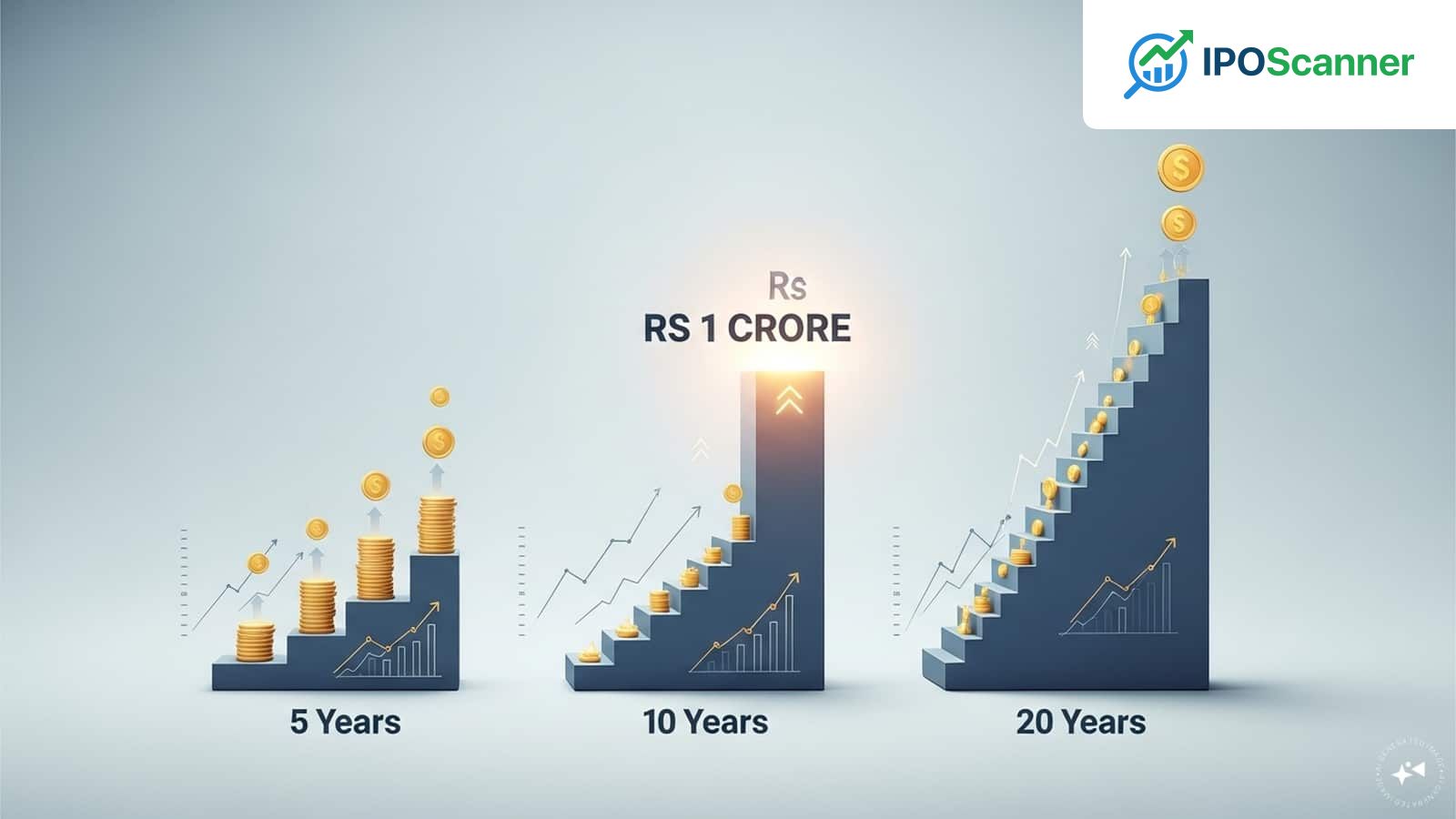 Calculating the Monthly SIP Amount Required to Reach Rs 1 Crore in 5, 10 and 20 Years