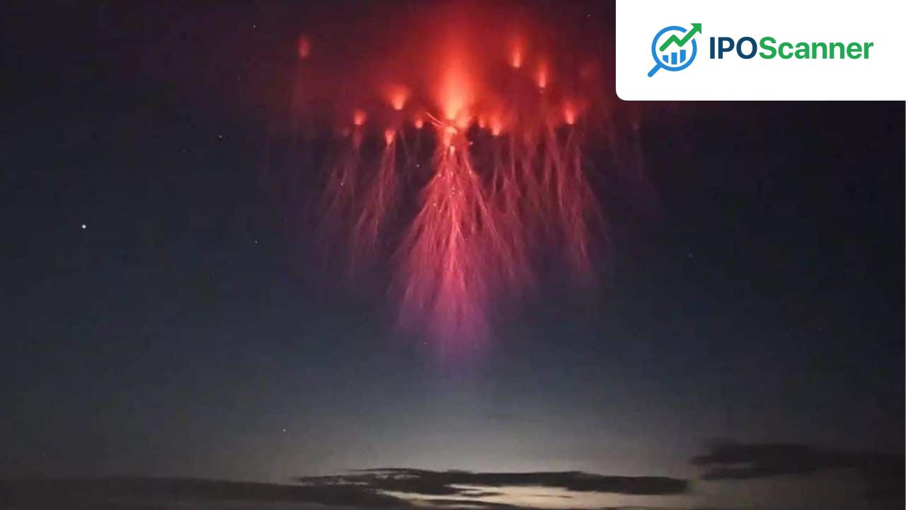 Red Sprites Erupt in Tibet's Night Sky in Rare Atmospheric Phenomenon