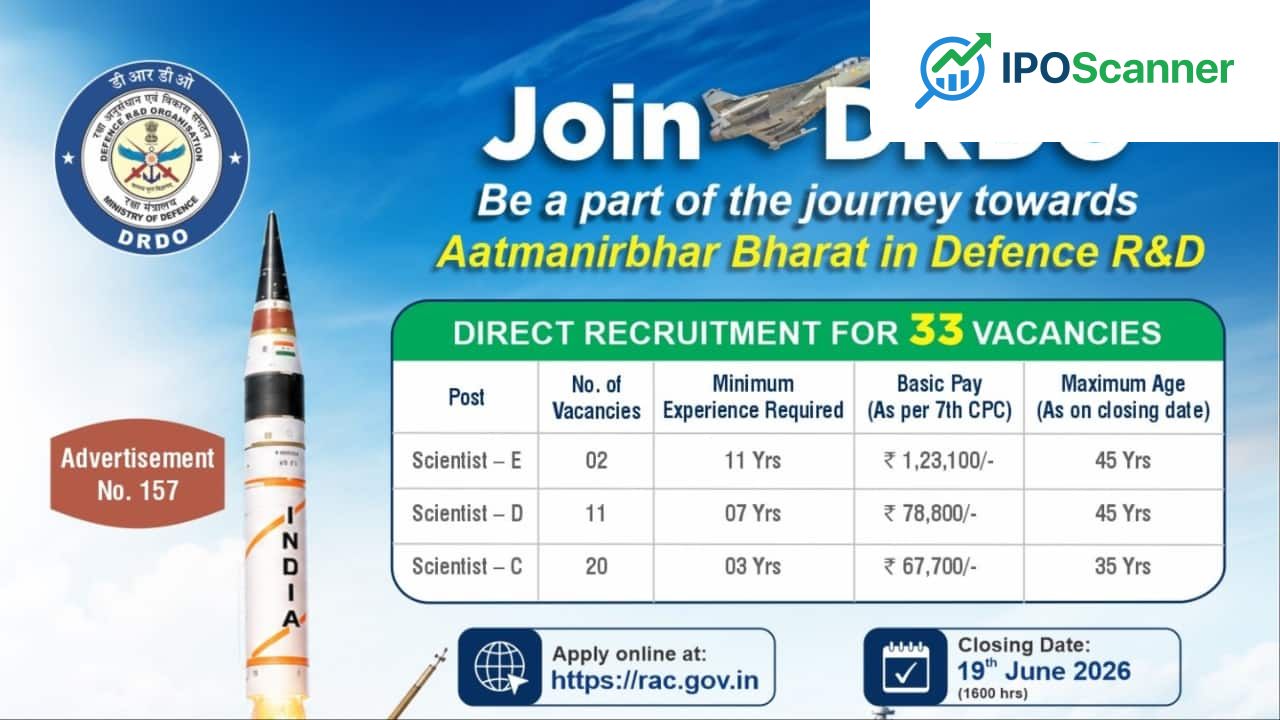 DRDO Job Listing Sparks Concern Over Attracting Top Talent Amid Low Salaries